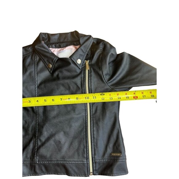 Sean John Girls Faux Leather Jacket & Tulle Dress Set Size M Peach Color - Picture 7 of 10